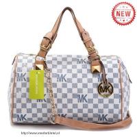 michael kors monogram signature vanille pvc groot blauw boekentassen Outlet Haarlem i9dxw110